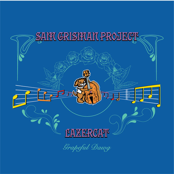 Grapeful Dawg T-shirt (Sam Grisman Project x Lazercat)